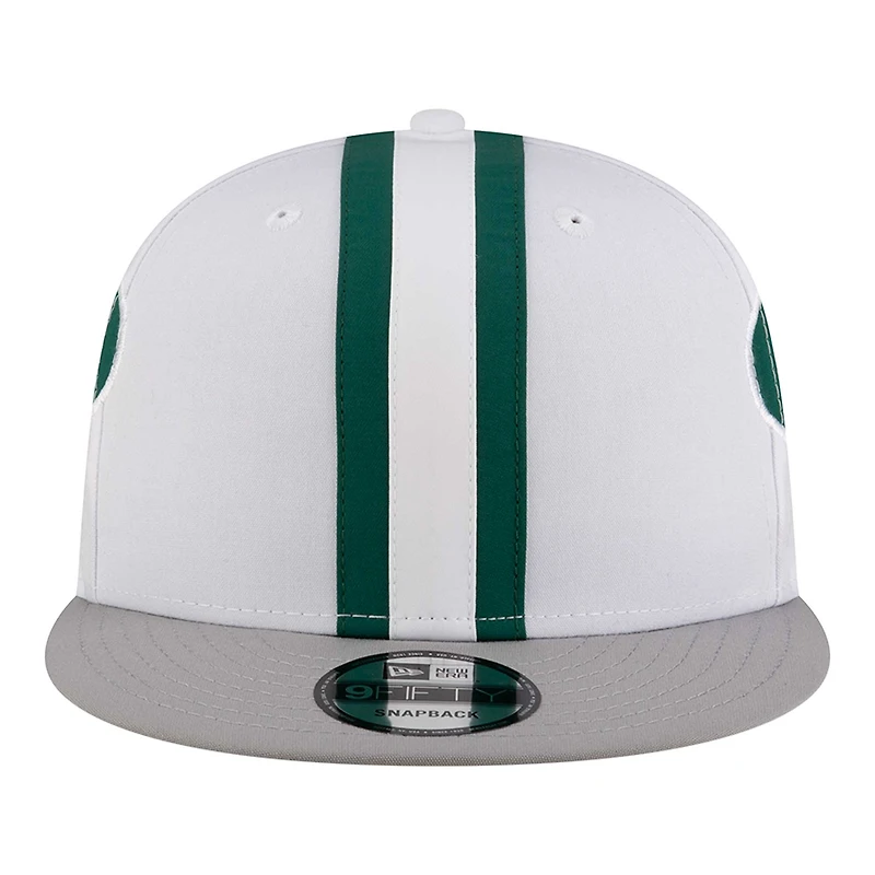 Casquette Snapback 9FIFTY blanche New Era pour homme avec logo New York Jets