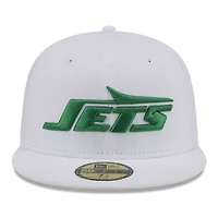 Casquette ajustée New Era York Jets Wordmark Omaha 59FIFTY pour hommes