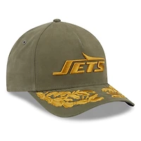 Casquette ajustable A-Frame 9FORTY olive New Era x Alpha Industries pour homme