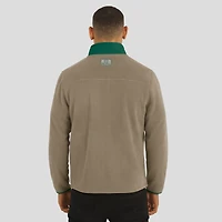 Men's NFL x Darius Rucker Collection by Fanatics  Tan New York Jets Heavyweight Polar Fleece Full-Zip Jacket