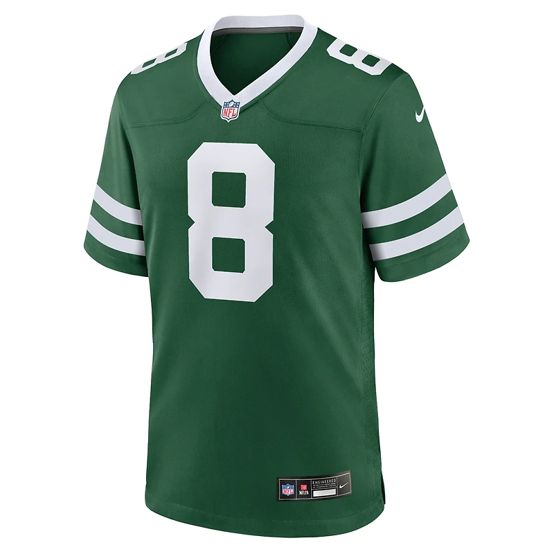 Maillot de match Nike Aaron Rodgers vert pour homme des New York Jets