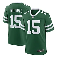 Men's Nike Adonai Mitchell Legacy Green New York Jets Team  Game Jersey