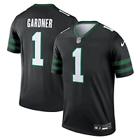 Haut Nike Ahmad Sauce Gardner pour homme, noir, joueur légendaire des New York Jets