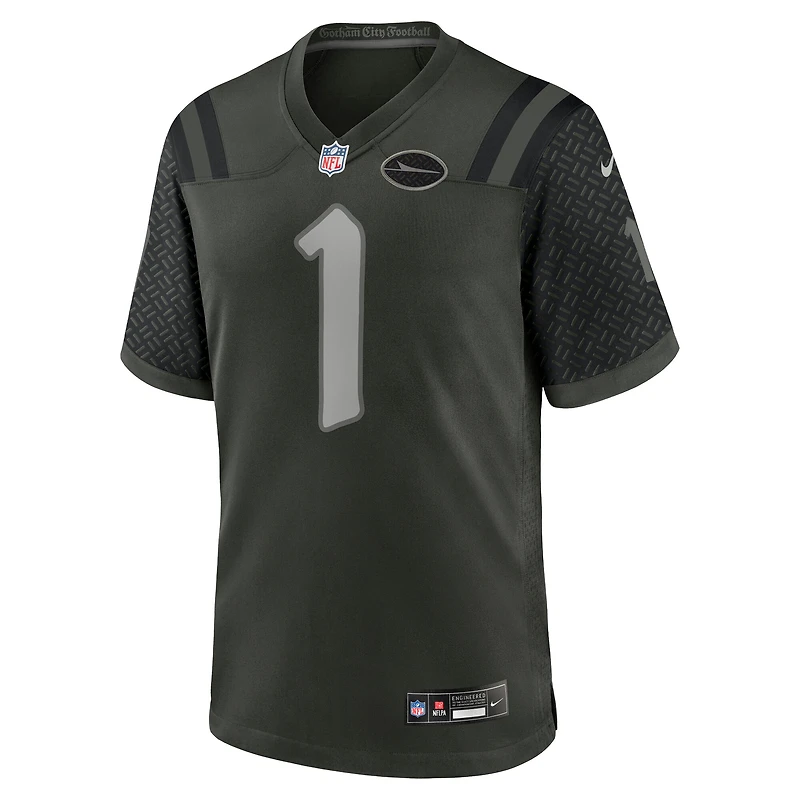 Maillot Nike Ahmad Sauce Gardner Gotham Green pour homme, collection Rivalries 2025 des New York Jets