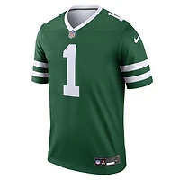 Haut Nike Ahmad Sauce Gardner Green pour homme, joueur légendaire des New York Jets