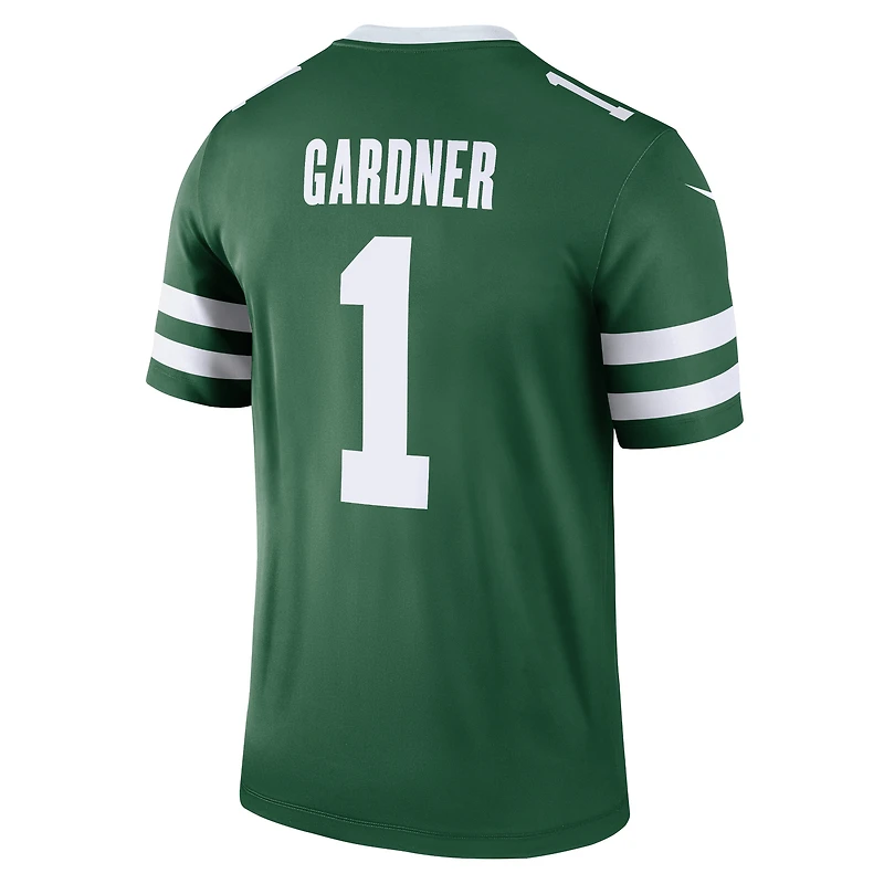 Haut Nike Ahmad Sauce Gardner Green pour homme, joueur légendaire des New York Jets