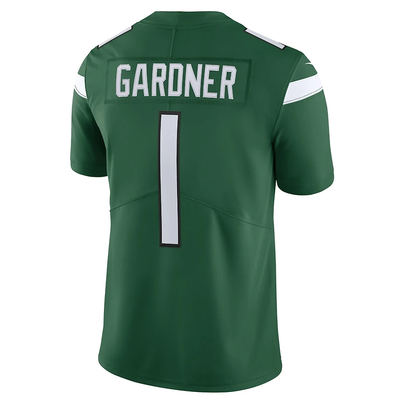 Men's Nike Ahmad Sauce Gardner Green New York Jets Vapor Limited Jersey