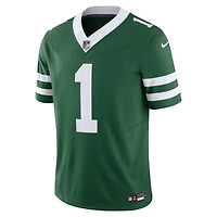 Nike Ahmad Sauce Gardner Legacy Vert New York Jets Vapor F.U.S.E. Maillot limité