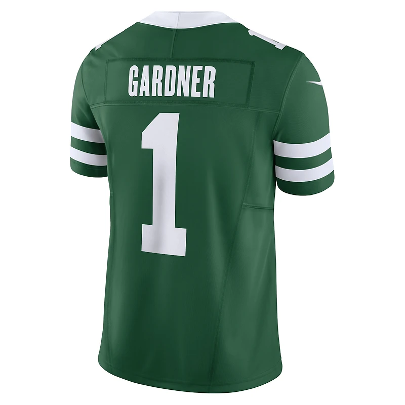 Nike Ahmad Sauce Gardner Legacy Vert New York Jets Vapor F.U.S.E. Maillot limité