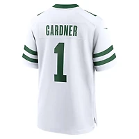 Men's Nike Ahmad Sauce Gardner Legacy White New York Jets Game Jersey