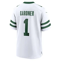 Men's Nike Ahmad Sauce Gardner Legacy White New York Jets Game Jersey
