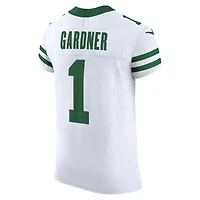 Men's Nike Ahmad Sauce Gardner White New York Jets Alternate Vapor F.U.S.E. Elite Jersey