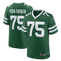 Maillot de match Nike Alijah Vera-Tucker Legacy Green New York Jets pour homme