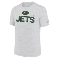Men's Nike Ash New York Jets Blitz Velocity Modern Dri-FIT T-Shirt