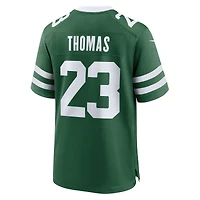 Men's Nike Azareye'h Thomas Legacy Green New York Jets Team Game Jersey
