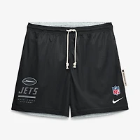 Short réversible Nike Dri-FIT noir/platine New York Jets pour homme