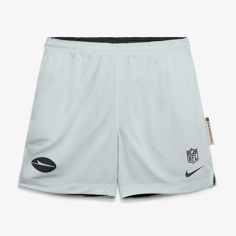 Short réversible Nike Dri-FIT noir/platine New York Jets pour homme