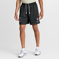 Men's Nike  Black/Platinum New York Jets Sideline Standard Issue Dri-FIT Reversible Shorts