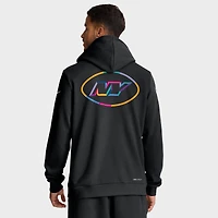 Sweat à capuche Nike noir New York Jets 2025 NFL Crucial Catch Sideline Standard Issue Dri-FIT pour homme