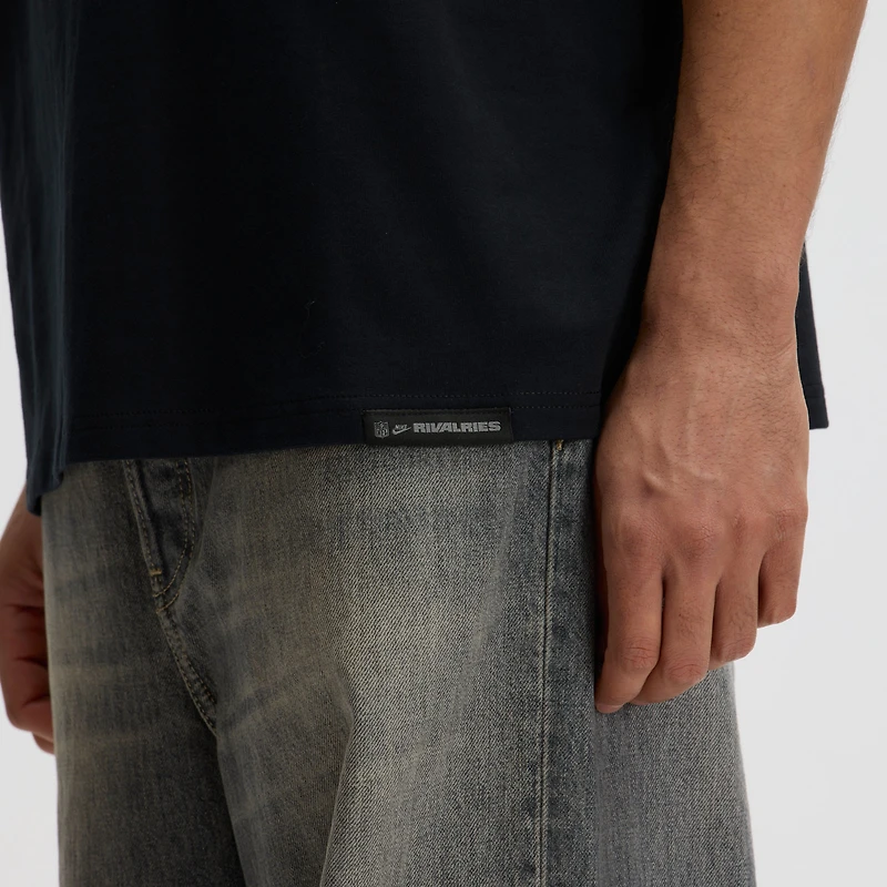 Men's Nike Black New York Jets 2025 Rivalries Collection Essential Max90 T-Shirt