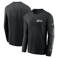 Men's Nike Black New York Jets All Out Long Sleeve T-Shirt