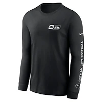 Men's Nike Black New York Jets All Out Long Sleeve T-Shirt
