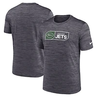 Men's Nike Black New York Jets Big & Tall Velocity Performance T-Shirt