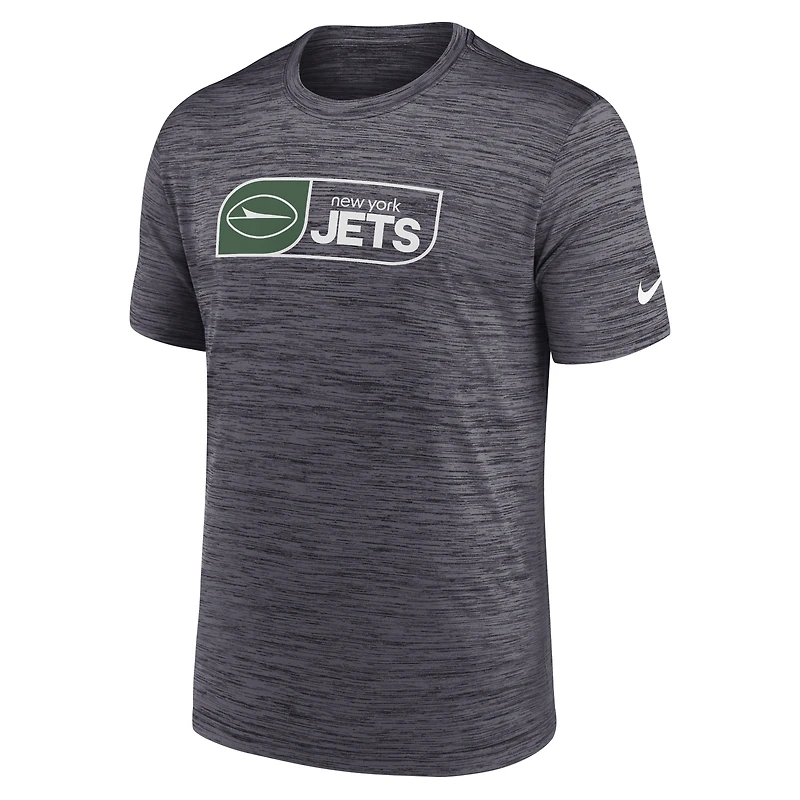 Men's Nike Black New York Jets Big & Tall Velocity Performance T-Shirt