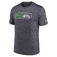 Men's Nike Black New York Jets Big & Tall Velocity Performance T-Shirt