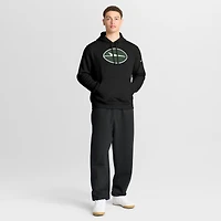 Sweat à capuche en molleton Nike noir New York Jets Club pour homme