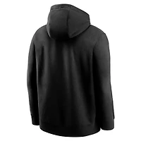 Sweat à capuche en molleton Nike noir New York Jets Club pour homme