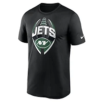 T-shirt Nike Performance Legend Icon des New York Jets pour homme, noir