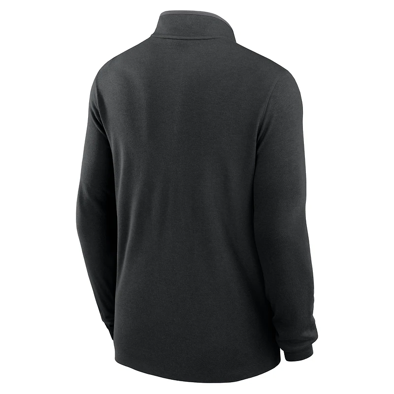 Men's Nike Black New York Jets Lightweight Victory Dri-FIT Half-Zip Pullover