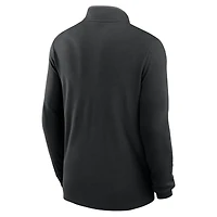 Men's Nike Black New York Jets Lightweight Victory Dri-FIT Half-Zip Pullover