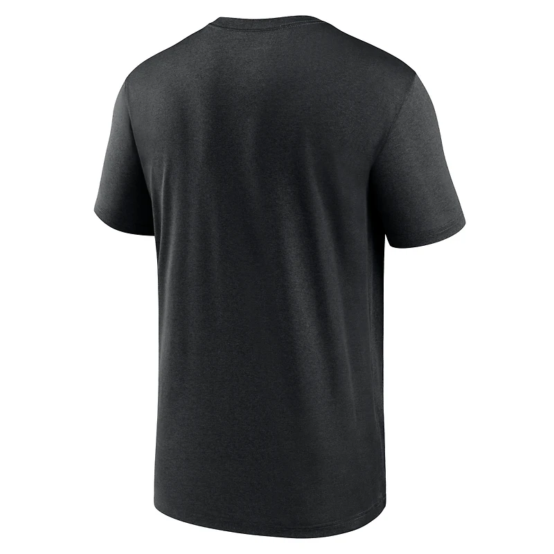T-shirt Nike Primetime Legend Icon Performance pour homme, noir, New York Jets