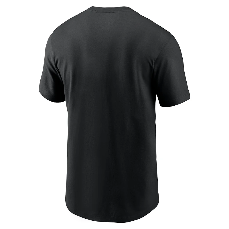 Men's Nike Black New York Jets Primetime Logo Essential T-Shirt