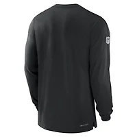 Men's Nike Black New York Jets Sideline Player Performance Long Sleeve T-Shirt