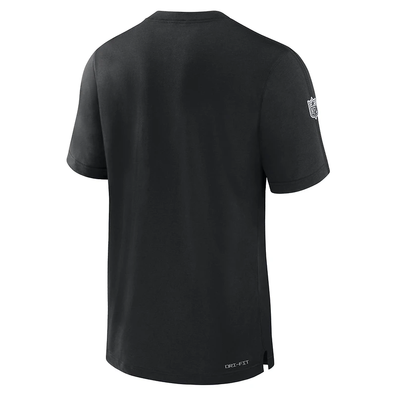 Men's Nike Black New York Jets Sideline Player Performance T-Shirt