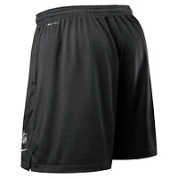 Men's Nike Black New York Jets Sideline Reversible Dri-FIT Shorts