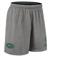 Men's Nike Black New York Jets Sideline Reversible Dri-FIT Shorts