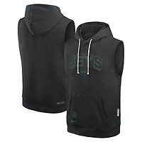 Men's Nike Black New York Jets Sideline Standard Issue Dri-FIT Sleeveless Hoodie