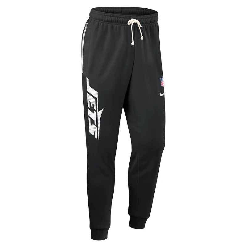 Pantalon fuselé Nike noir New York Jets Sideline Standard Issue Ground Game Dri-FIT pour homme