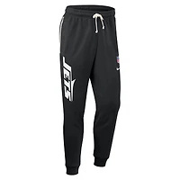 Pantalon fuselé Nike noir New York Jets Sideline Standard Issue Ground Game Dri-FIT pour homme