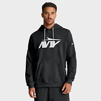 Sweat à capuche Nike Dri-FIT Sideline Standard Issue Initial Home pour homme, noir, de Nike, New York Jets.