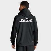 Men's Nike Black New York Jets Sideline Standard Issue Initial Home Dri-FIT Hoodie