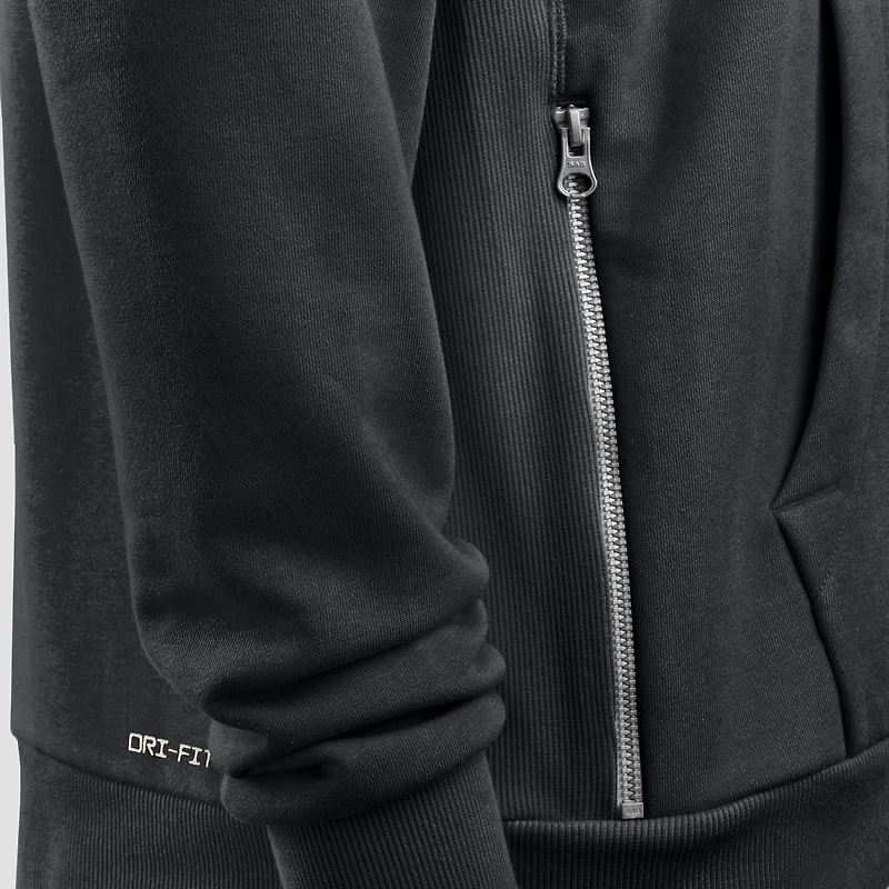 Sweat à capuche Nike noir fermeture éclair intégrale pour homme, modèle standard des New York Jets, utilitaire, Dri-FIT