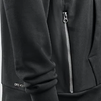 Sweat à capuche Nike noir fermeture éclair intégrale pour homme, modèle standard des New York Jets, utilitaire, Dri-FIT