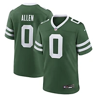 Maillot de match Nike Braelon Allen Legacy vert New York Jets pour homme