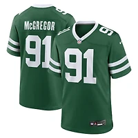 Maillot de jeu d'équipe Nike Braiden McGregor Legacy Green New York Jets pour homme