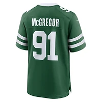 Maillot de jeu d'équipe Nike Braiden McGregor Legacy Green New York Jets pour homme